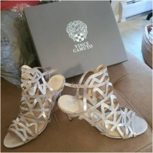 Vince Cameo Pewter Dazzle Suede